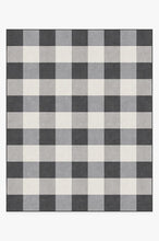 Load image into Gallery viewer, Buffalo Plaid Black & White Rug