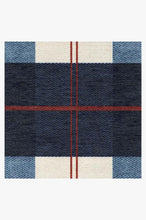 Load image into Gallery viewer, Buffalo Plaid Red & Blue Rug