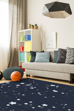 Load image into Gallery viewer, Constellation Navy Rug