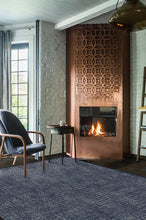 Load image into Gallery viewer, Crosshatch Sapphire Rug