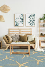 Load image into Gallery viewer, Starfish Pale Blue Rug