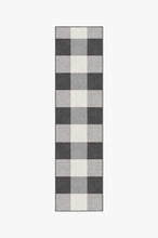 Load image into Gallery viewer, Buffalo Plaid Black & White Rug
