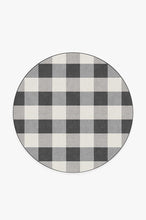 Load image into Gallery viewer, Buffalo Plaid Black & White Rug