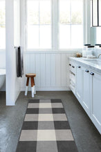 Load image into Gallery viewer, Buffalo Plaid Black & White Rug