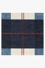 Load image into Gallery viewer, Buffalo Plaid Red & Blue Rug