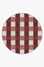 Load image into Gallery viewer, Buffalo Plaid Red & White Rug