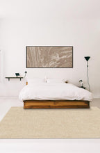 Load image into Gallery viewer, Crosshatch Natural Rug