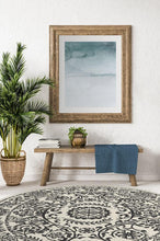 Load image into Gallery viewer, Delphina Black & White Rug