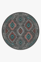 Load image into Gallery viewer, Dessa Diamond Charcoal Rug