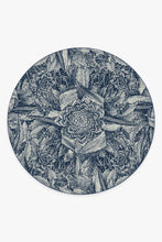 Load image into Gallery viewer, Echeveria Navy Rug