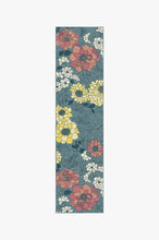 Load image into Gallery viewer, Floret Teal Blue Rug