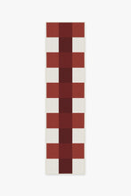 Load image into Gallery viewer, Outdoor Gingham Plaid Red & White Rug