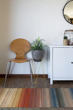 Load image into Gallery viewer, Linear Striped Multicolor Rug
