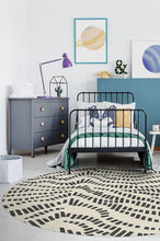 Load image into Gallery viewer, Naila Black Rug