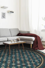 Load image into Gallery viewer, Noorani Teal Blue Rug