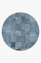 Load image into Gallery viewer, Patchwork Blue Rug