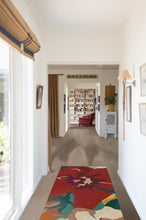 Load image into Gallery viewer, Poppy Floral Turquoise Rug