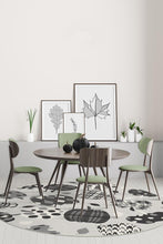 Load image into Gallery viewer, Pumpkin Black & White Rug