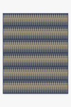 Load image into Gallery viewer, Retro Danish Blue Rug