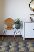 Load image into Gallery viewer, Retro Danish Blue Rug