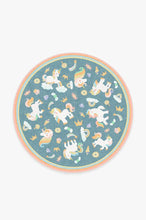 Load image into Gallery viewer, Unicorn Jamboree Blue Rug