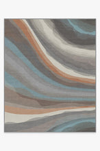 Load image into Gallery viewer, Watercolor Waves Sandstone Rug