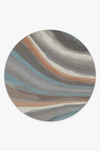 Load image into Gallery viewer, Watercolor Waves Sandstone Rug