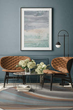 Load image into Gallery viewer, Watercolor Waves Sandstone Rug