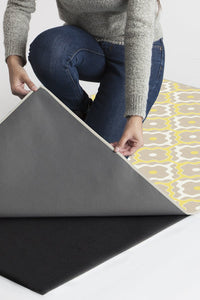 Chloe Trellis Yellow Rug