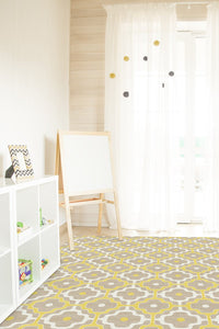 Chloe Trellis Yellow Rug