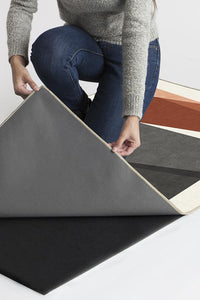 Color Field in Orange Rug
