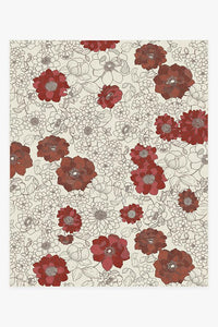 Floret Ruby Rug