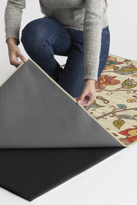 Frida Floral Natural Rug