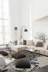 Genevieve Floral Natural Rug