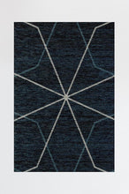 Load image into Gallery viewer, Geometrix Navy Rug
