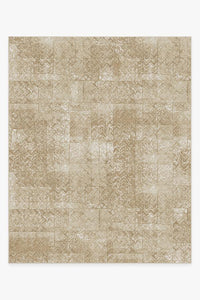 Herringbone Batik Natural Rug