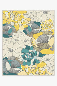 Imbali Turquoise Rug