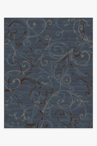 Ironwork Slate Blue Rug
