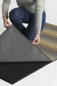 Retro Danish Grey Taupe Rug
