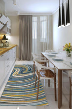 Load image into Gallery viewer, Agate Golden Azure Rug
