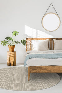 Caspian Stripe Natural Rug