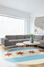 Load image into Gallery viewer, Chicago Flag Rug

