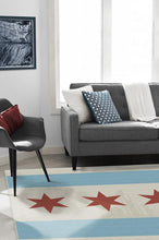 Load image into Gallery viewer, Chicago Flag Rug
