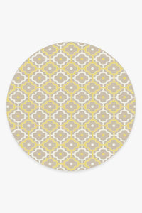 Chloe Trellis Yellow Rug