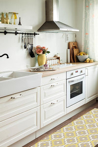Chloe Trellis Yellow Rug