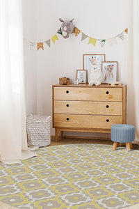 Chloe Trellis Yellow Rug