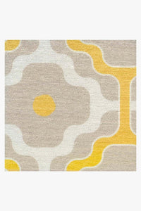 Chloe Trellis Yellow Rug