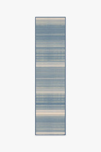 Coastal Linear Stripe Slate Rug