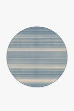 Load image into Gallery viewer, Coastal Linear Stripe Slate Rug
