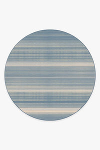 Coastal Linear Stripe Slate Rug